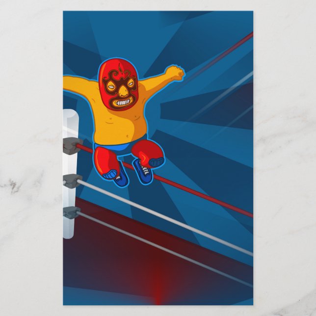 luchador stationery (Front)