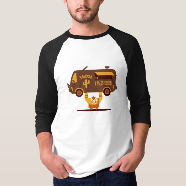 Luchador Strongman T-Shirt (Front)