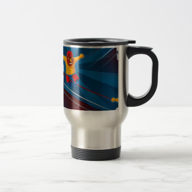 luchador travel mug (Right)