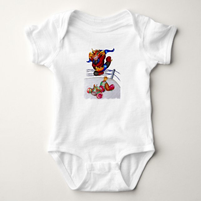 Luchadores Baby Bodysuit (Front)