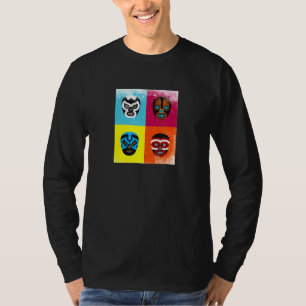 Luchadores Mexicanos - Mexican Wrestling Mask Merc T-Shirt