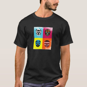 Luchadores Mexicanos - Mexican Wrestling Mask Merc T-Shirt