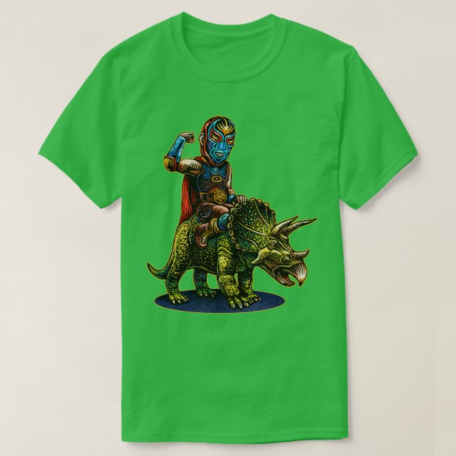 Luchasaurus T-Shirt (Design Front)