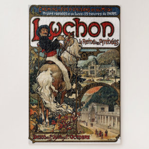 Luchon - Alphonse Mucha Art Nouveau Jigsaw Puzzle