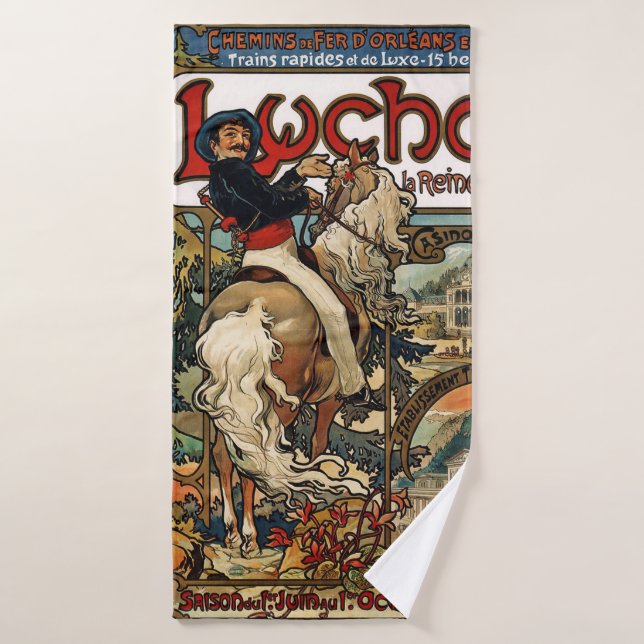 Luchon, Mucha Bath Towel (Bath Towel)