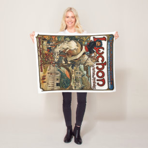 Luchon, Mucha Fleece Blanket