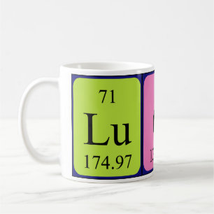 Luci periodic table name mug