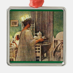 Lucia Day Metal Tree Decoration