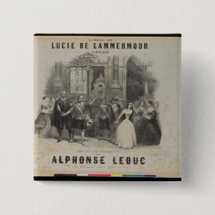 Lucia de Lammermoor' by Gaetano Donizetti 15 Cm Square Badge