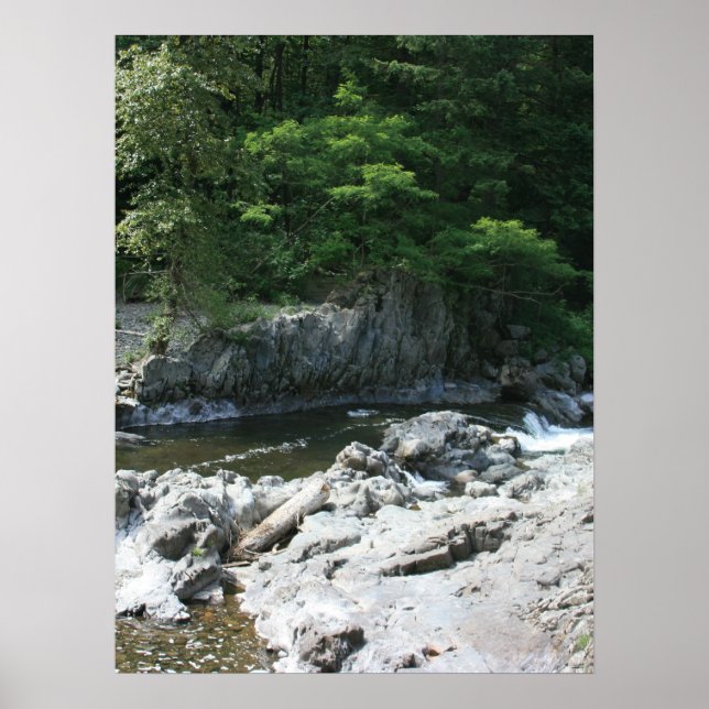 Lucia Falls portrait Poster (Front)