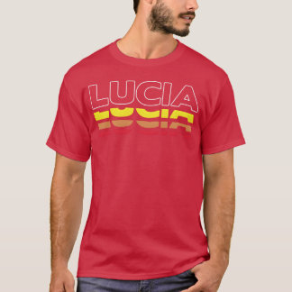 Lucia First Name Funny Vintage Sunset Lucia vintag T-Shirt