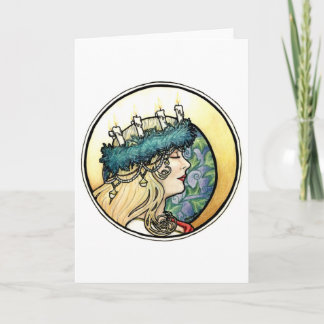 "Lucia" Greeting Card