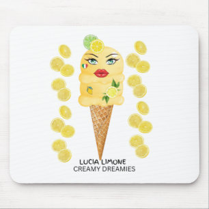 Lucia Limone Gelato Creamy Dreamies Mouse Mat