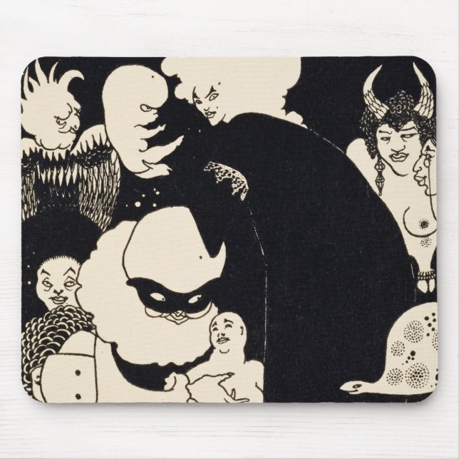 Lucian's Strange Creatures, illustration from 'Luc Mouse Mat (Front)