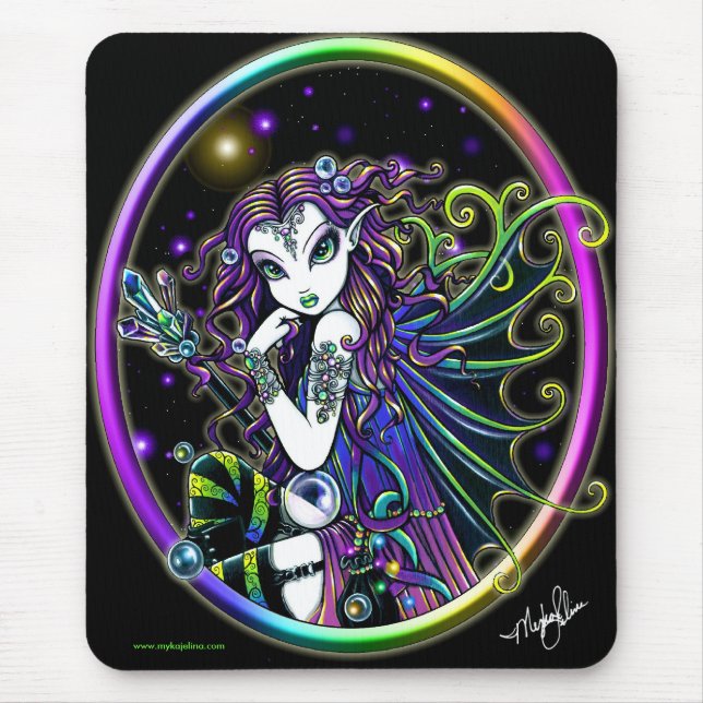 Lucida Crystal Rainbow Fairy Mousepad (Front)