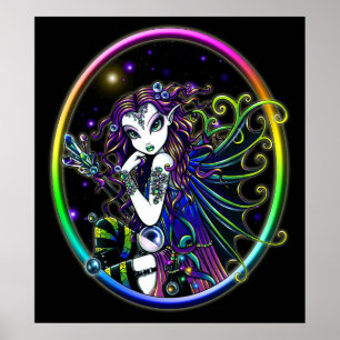 "Lucidia" Crystal Rainbow Fairy Poster