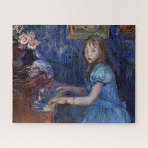 Lucie Leon Playing the Piano (by Berthe Morisot) Jigsaw Puzzle