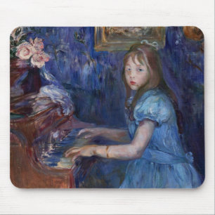 Lucie Leon Playing the Piano (by Berthe Morisot) Mouse Mat