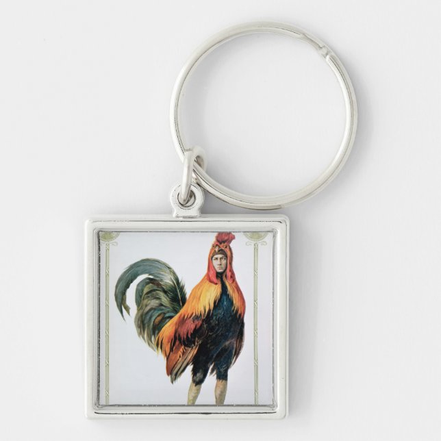 Lucien Guitry  in 'Chantecler' Key Ring (Front)