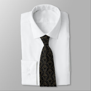 Lucifer Alchemy Sigil Gothic Art Tie