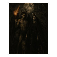 Lucifer and Diana – Witch’s Nocturne Illustration