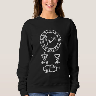 Lucifer Demonic Sigil Gothic Magick Pagan Wiccan S Sweatshirt