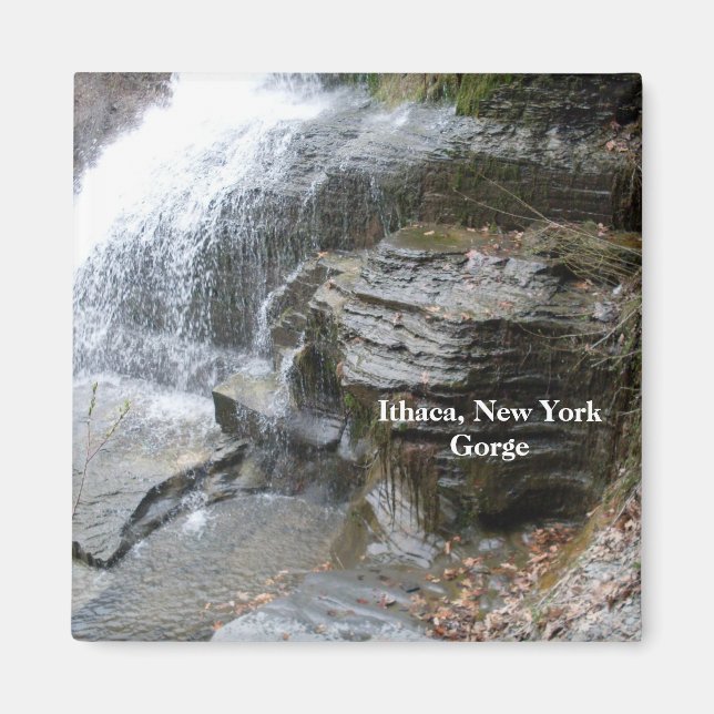 LUCIFER FALLS GORGE ITHACA NEW YORK magnet (Front)