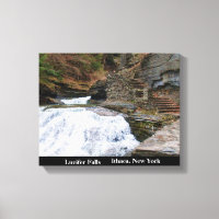 LUCIFER FALLS ITHACA NEW YORK CANVAS PRINT