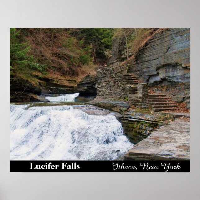 LUCIFER FALLS ITHACA NEW YORK poster (Front)
