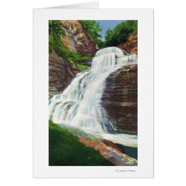 Lucifer Falls View in Robert H. Treman State (Front)