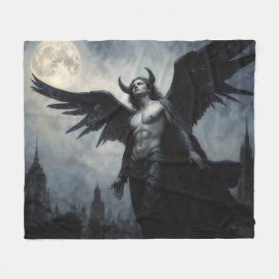 Lucifer fleece blanket