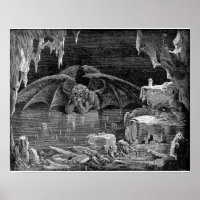 Lucifer King of Hell by Gustave Doré Art Print