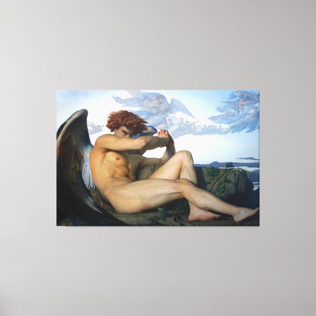 Lucifer Lightbringer Canvas Print (Front)