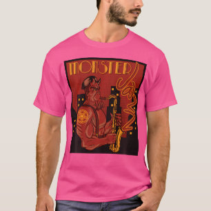 Lucifer Playing The Devil-Saxophone Thats Monster- T-Shirt