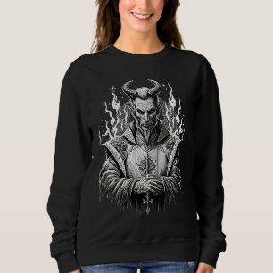 Lucifer Satan  Occult Beelzebub Demon Sweatshirt