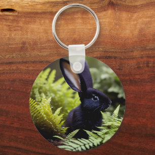 Lucifer The Black Little Bunny, Keyring