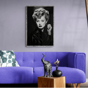 Lucille Ball Vintage Classic, Elegant Poster