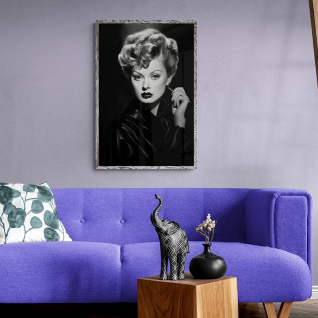Lucille Ball Vintage Classic, Elegant Poster (Creator Uploaded)