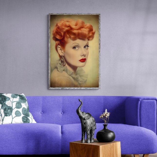 Lucille Ball Vintage Classic, Elegant Poster (Creator Uploaded)