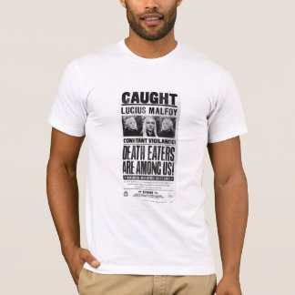 Lucius Malfoy Wanted Poster T-Shirt
