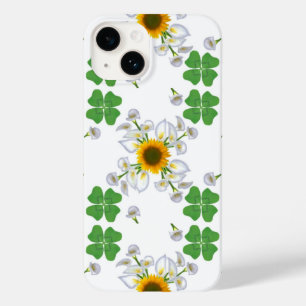 Luck Clover with Sunflower and Calla Lily Case-Mate iPhone 14 Case