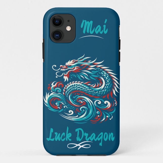 Luck Dragon Customisable  Case-Mate iPhone Case (Back)