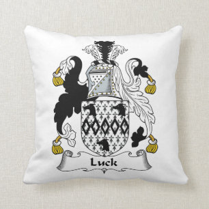 Luck Family Crest Cushion