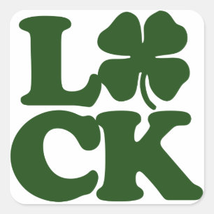 Luck for the Irish Square Sticker