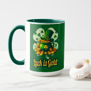 Luck Is Gold St Patrick’s Day - caneca Mug