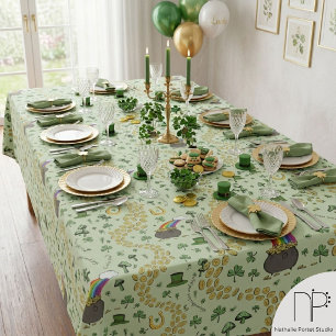 Luck & Joy St Patricks Day Tablecloth