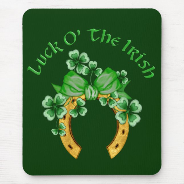 Luck O' The Irish Mouse Mat (Front)