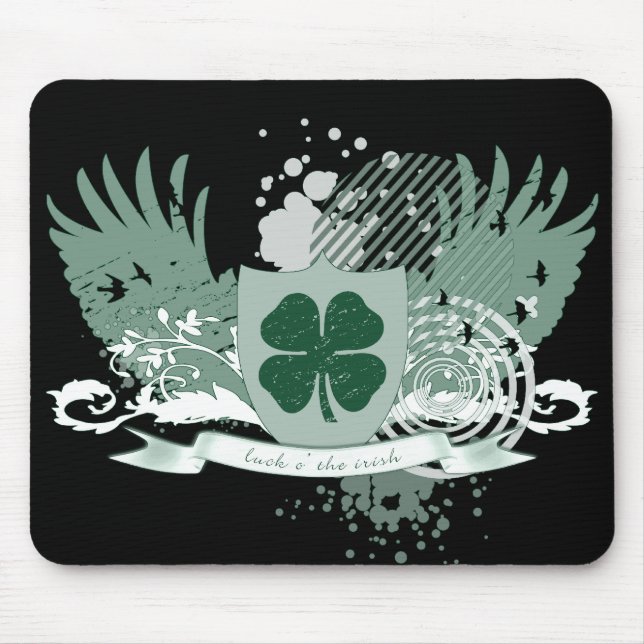 luck o' the irish mouse mat (Front)