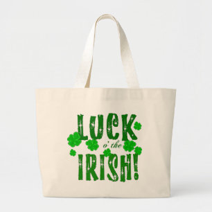 Luck o the Irish Stars Shamrocks Tote
