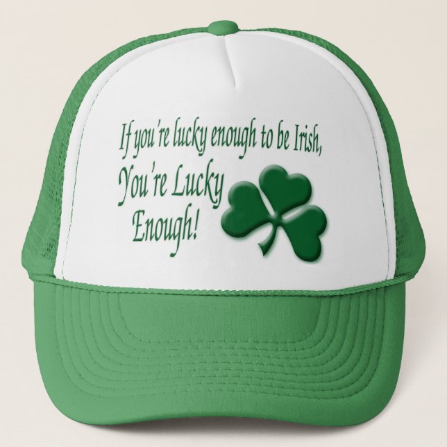 Luck o' the Irish Trucker Hat (Front)